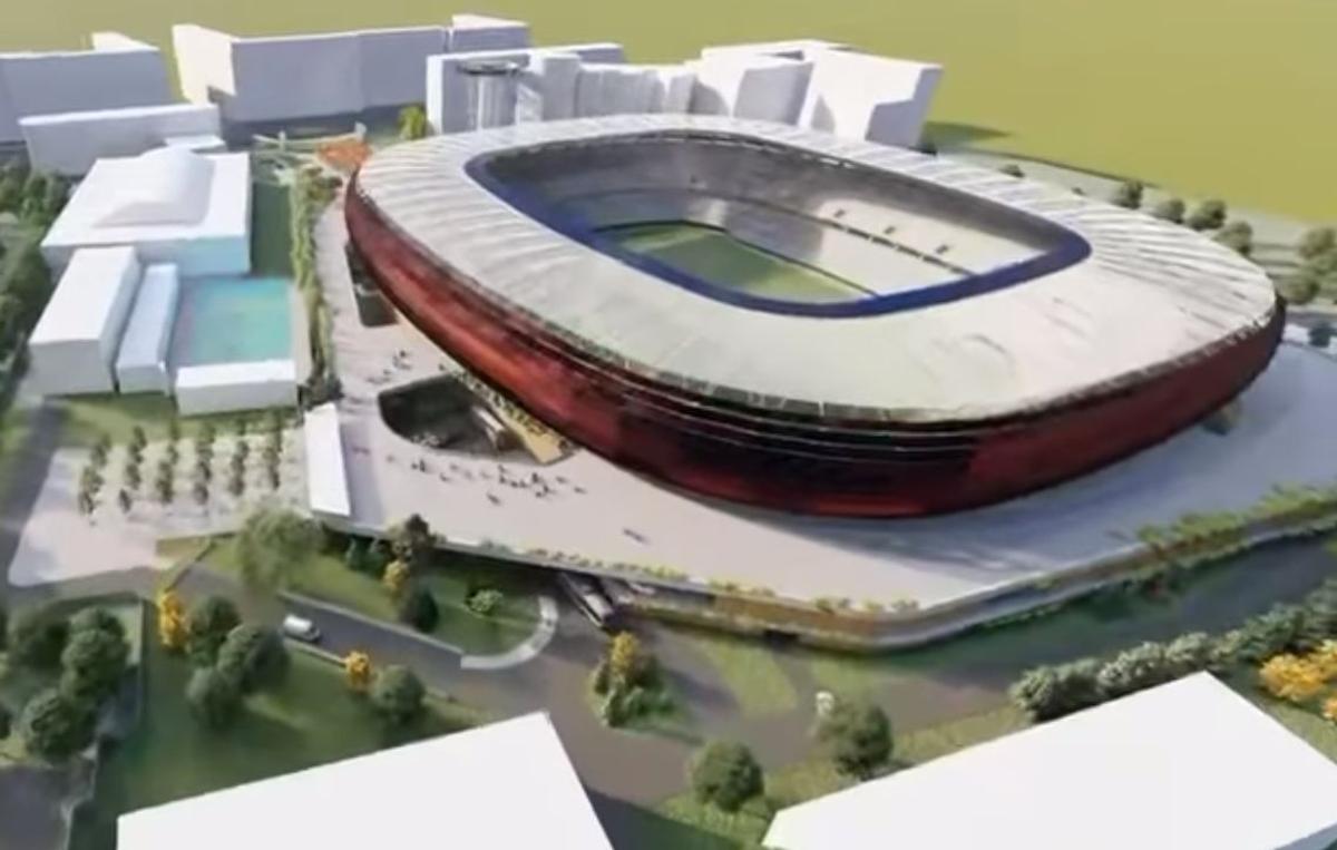 Macheta viitorului stadion Dinamo