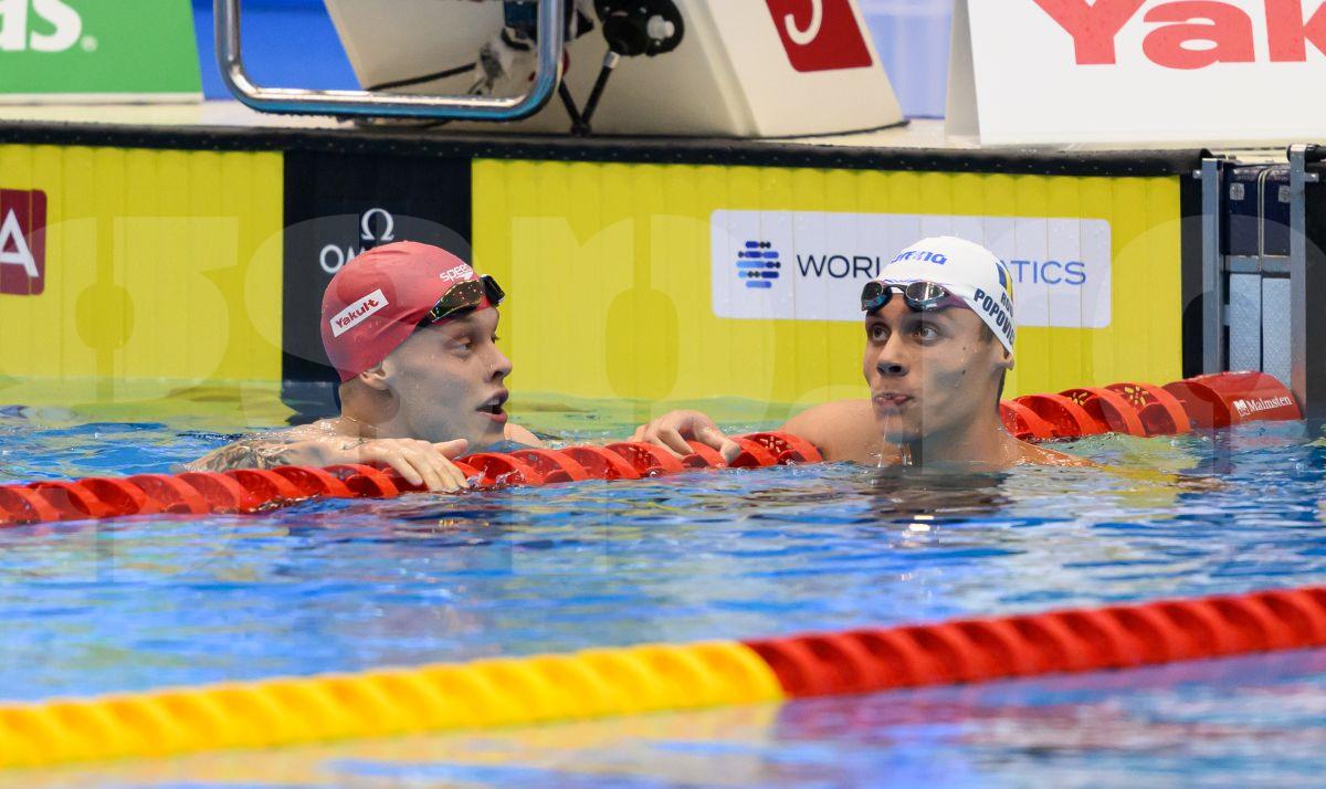 David Popovici, în finala de la 200 de metri liber