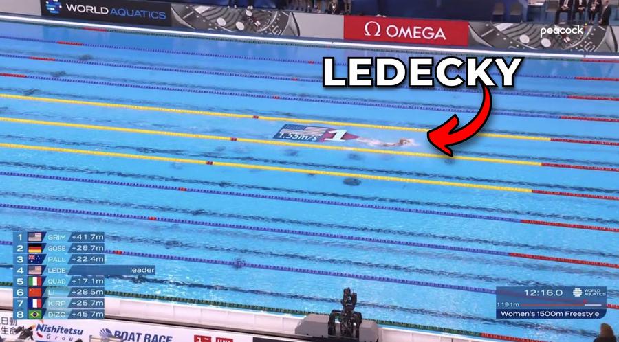 Katie Ledecky, avans enorm în finala probei de 1.500 de metri Cursă formidabilă și o nouă pagină de istorie scrisă la Fukuoka: „Nu e singură în bazin, credeți-mă pe cuvânt”