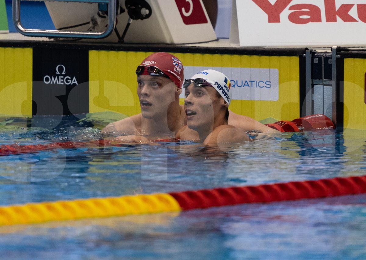 David Popovici, în finala de la 200 de metri liber