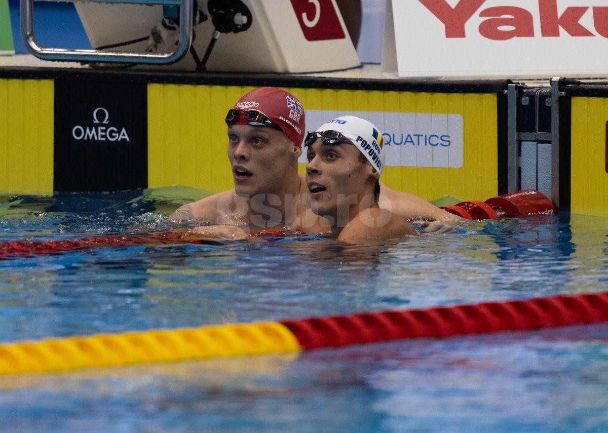 David Popovici, în finala de la 200 de metri liber