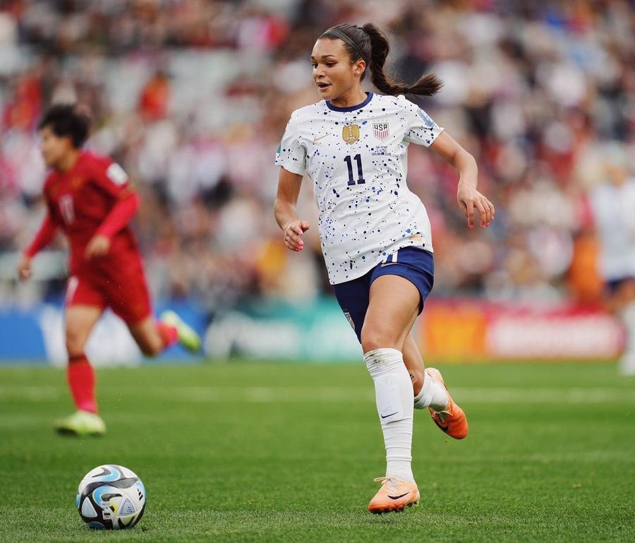 Sophia Smith. Foto: Instagram Cine este cea mai bine plătită fotbalistă din lume » Ce echipă națională domină autoritar Top 10