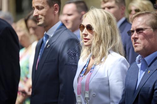 Nadia Comăneci și Mihai Covaliu / foto: GSP