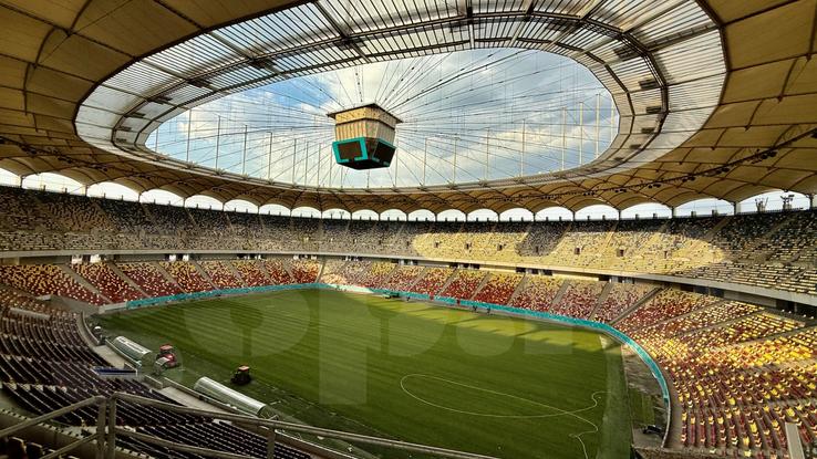 EXCLUSIV. Așa arată noul gazon montat pe Arena Națională. Foto: Andrei Crăițoiu (GSP.RO)