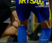 Accidentare horror a tușierului la Metaloglobus - Petrolul. FOTO: captură Prima Sport