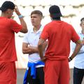 Nuno Campos împreună cu jucătorii de la Dinamo // foto: Ionuț Iordache (GSP)