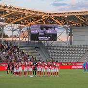 Dinamo - Universitatea Craiova, moment de reculegere pentru George Blay // Foto: Ionuț Iordache