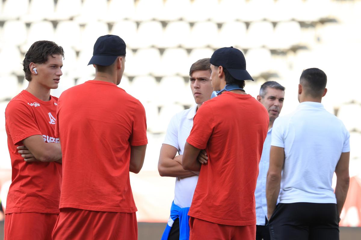 Imagini de Ionuț Iordache înainte de Dinamo - Universitatea Craiova