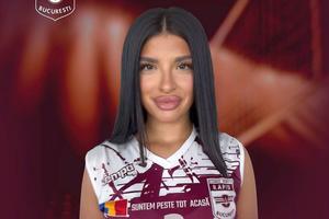 Rapid a anunțat transferul voleibalistei de 19 ani și a pornit furtuna pe pagina oficială: „Voi realizați că are o familie?”