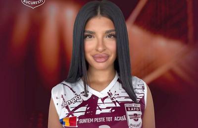 Rapid a anunțat transferul voleibalistei de 19 ani și a pornit furtuna pe pagina oficială: „Voi realizați că are o familie?”