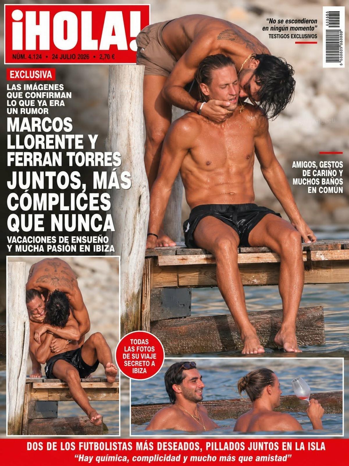 Ferran Torres și Marcos Llorente, surprinși împreună în ipostaze tandre la Ibiza