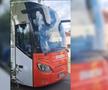 Dinamo a corectat gafa de pe autocar // foto: captură facebook @Fotografii din peluza