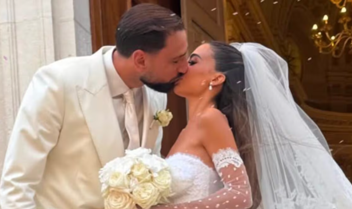 Nunta verii fotbalistice: căpitanul naționalei Italiei, Gianluigi Donnarumma, s-a căsătorit cu Alessia Elefante