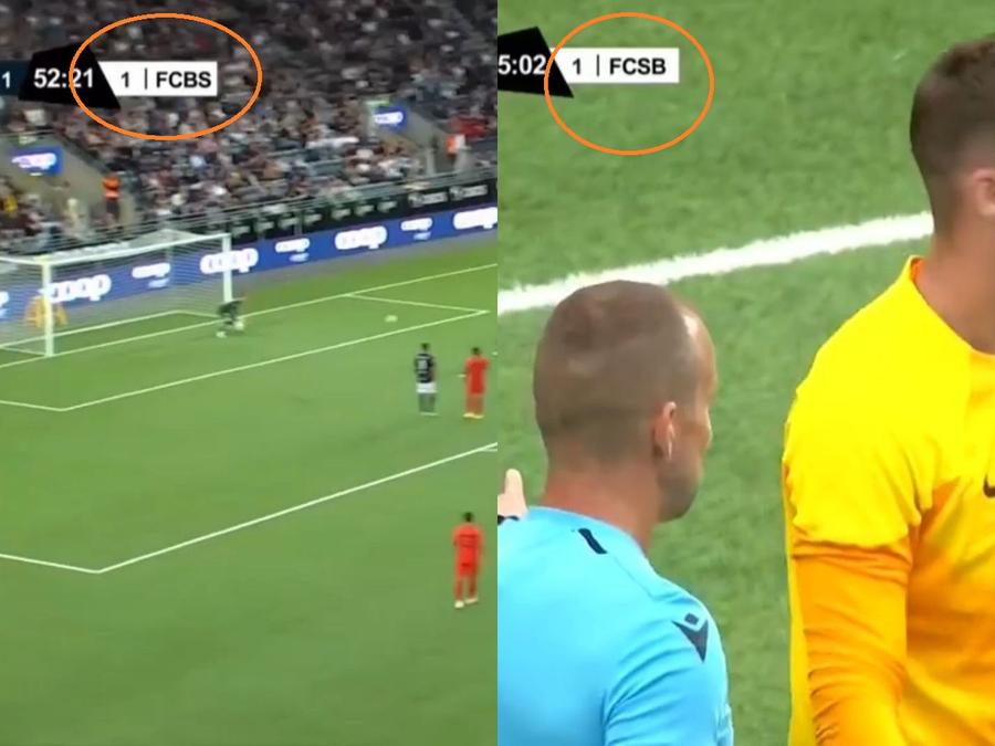 Eroare după pauză! Ce a apărut pe grafica televiziunii norvegiene în repriza secundă