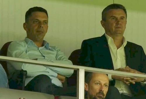 Cristi Balaj, alături de ministrul Eduard Novak