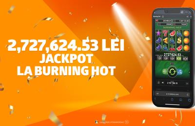 Imagine senzațională: Cum arată un jackpot de 2,7 milioane de lei în contul unui câștigător