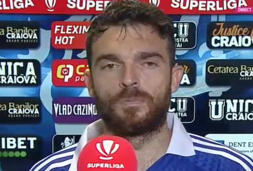 Aurelian Chițu, atacantul de la FCU Craiova, a avut un discurs dur după înfrângerea cu Rapid, scor 3-5.