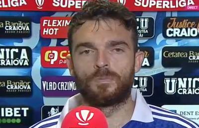 Golgeterul lui FCU Craiova, discurs dur după 3-5 cu Rapid: „Suntem fricoși! Nu antrenorul e problema, noi nu jucăm fotbal”