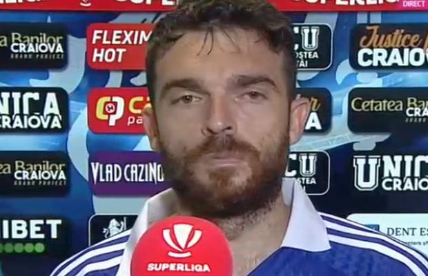 Golgeterul lui FCU Craiova, discurs dur după 3-5 cu Rapid: „Suntem fricoși! Nu antrenorul e problema, noi nu jucăm fotbal”