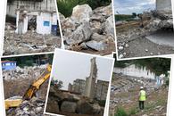 Vizită pe șantierul viitoarei arene de 100 de milioane de euro » Ce problemă au întâmpinat muncitorii + mesajul istoric căutat pe sub dărâmături