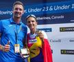 Ionela Cozmiuc (împreună cu Marius Cozmiuc), aur la schif simplu cat. ușoară la Campionatele Mondiale 2024 Foto: FR Canotaj / Balint Czucz