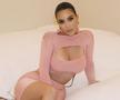 Kim Kardashian, prezentă pe „Santiago Bernabeu” la Real Madrid - Valladolid