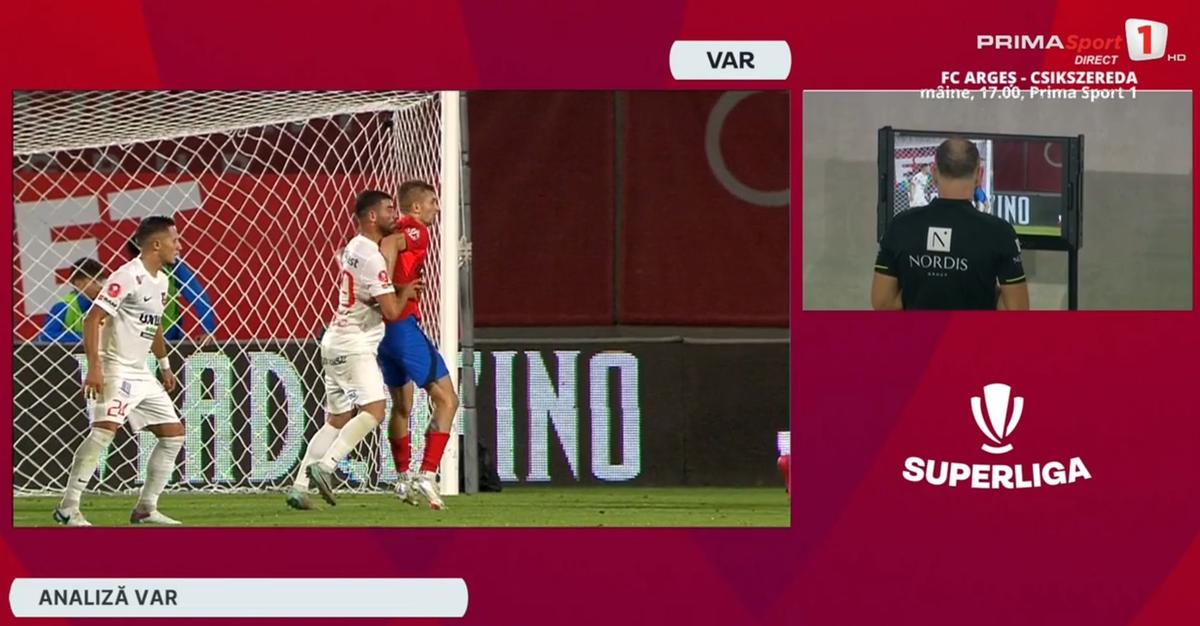 Verdictul lui Balaj la cea mai controversată fază din Hermannstadt - FCSB: „Dacă era invers...”