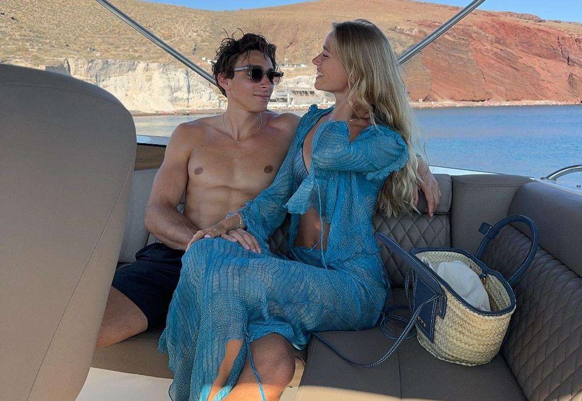 Armand Duplantis vacanță în Grecia