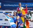 Ionela Cozmiuc, aur la schif simplu cat. ușoară la Campionatele Mondiale 2024 Foto: FR Canotaj / Balint Czucz