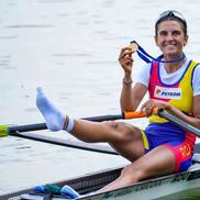 Ionela Cozmiuc, aur la schif simplu cat. ușoară la Campionatele Mondiale 2024 Foto: FR Canotaj / Balint Czucz