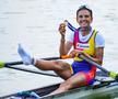 Ionela Cozmiuc, aur la schif simplu cat. ușoară la Campionatele Mondiale 2024 Foto: FR Canotaj / Balint Czucz