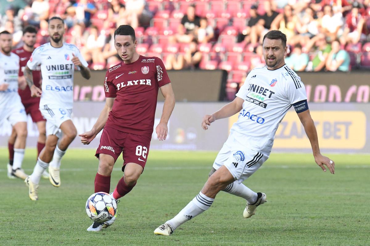 Louis Munteanu, discurs ferm, deși nu a marcat pentru CFR Cluj în succesul cu Botoșani: „Cred că a văzut toată lumea”