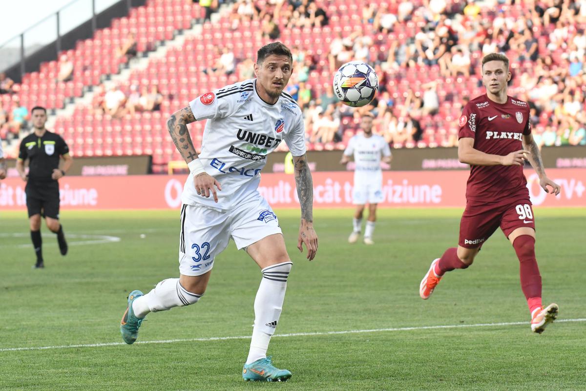 Louis Munteanu, discurs ferm, deși nu a marcat pentru CFR Cluj în succesul cu Botoșani: „Cred că a văzut toată lumea”