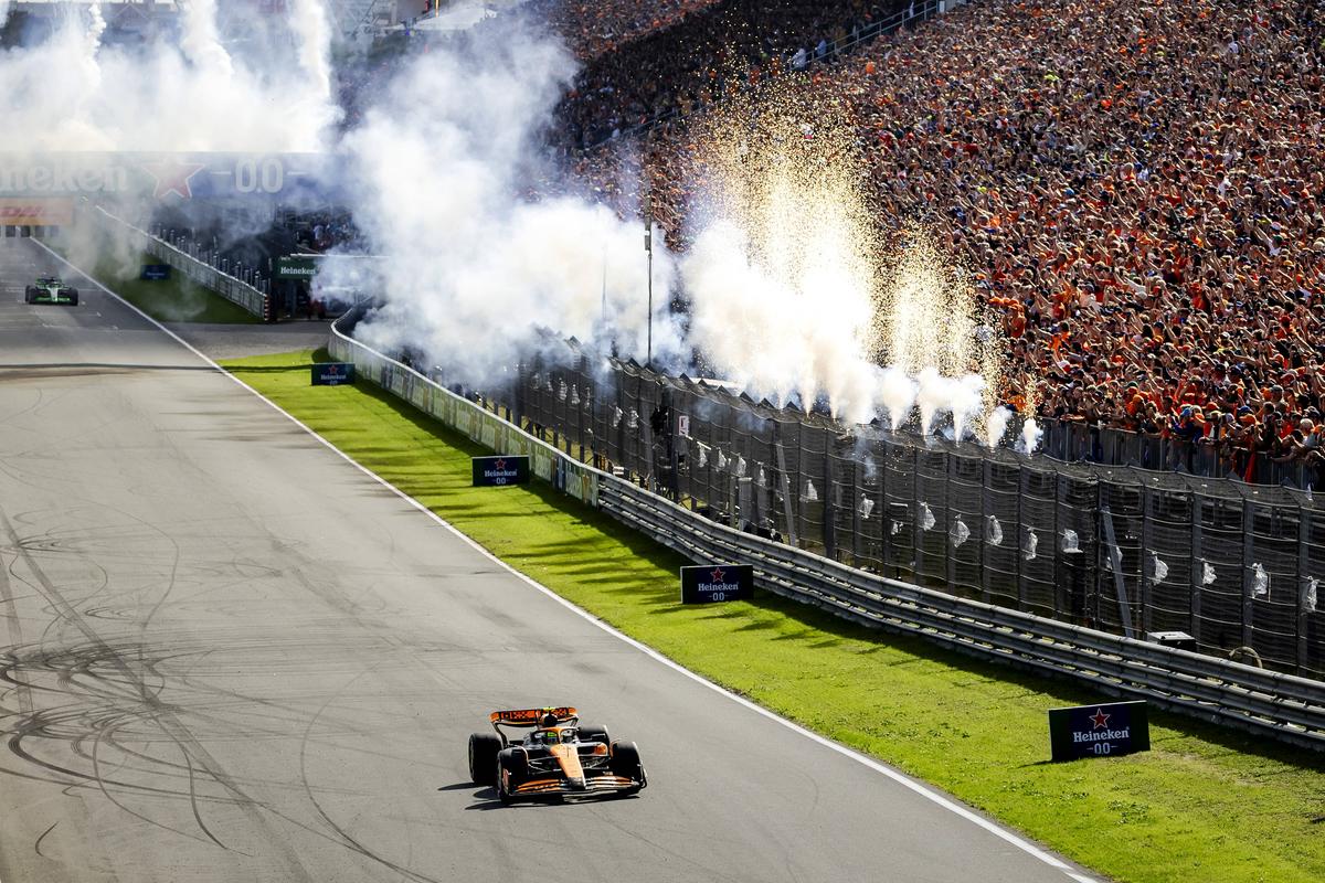Lando Norris, pilotul McLaren, a câștigat Marele Premiu al Olandei