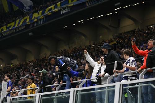 Tifosii lui Inter din Curva Nord vor face grevă diseară, pe Giuseppe Meazza, la Inter - Torino / Foto: Imago