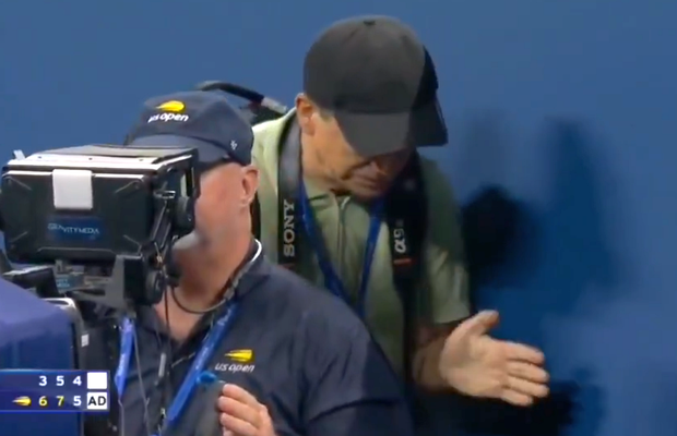 Eroare de neiertat la US Open: un fotograf a fost dat afară imediat