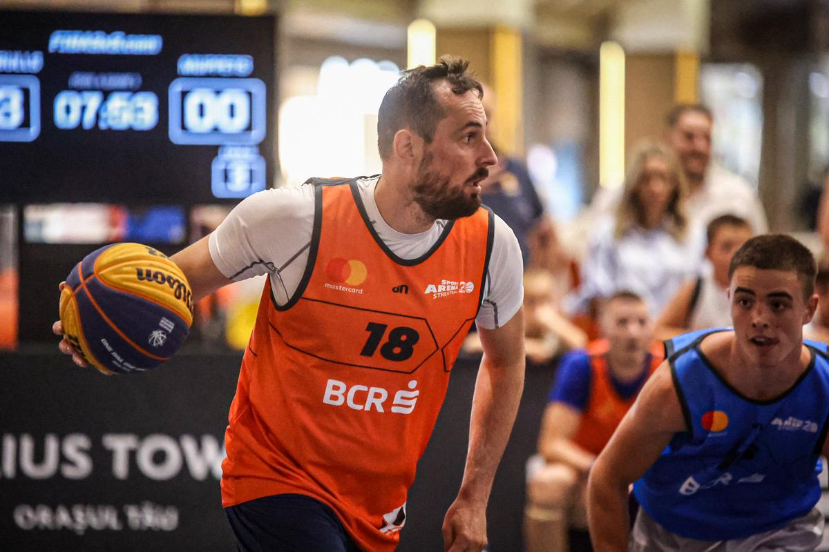 Un fost campion mondial, debut în baschetul 3x3 » Mladen Jeremic, MVP la Sport Arena Streetball Timișoara