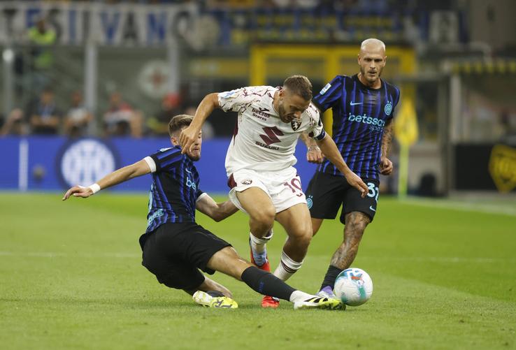 Inter - Torino, debutul lui Cristi Chivu în Serie A pe banca „nerazzurrilor”. FOTO: Imago Images