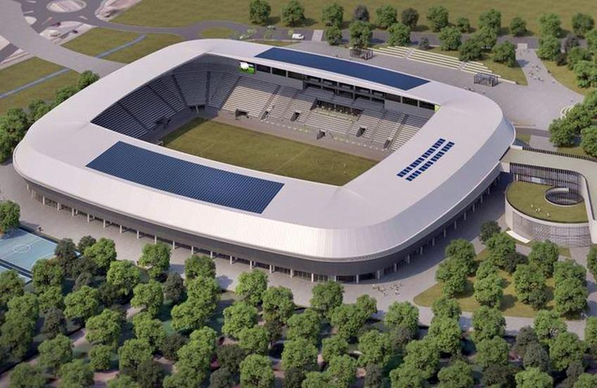 S-a semnat contractul pentru noul stadion din Oradea // foto: Facebook
