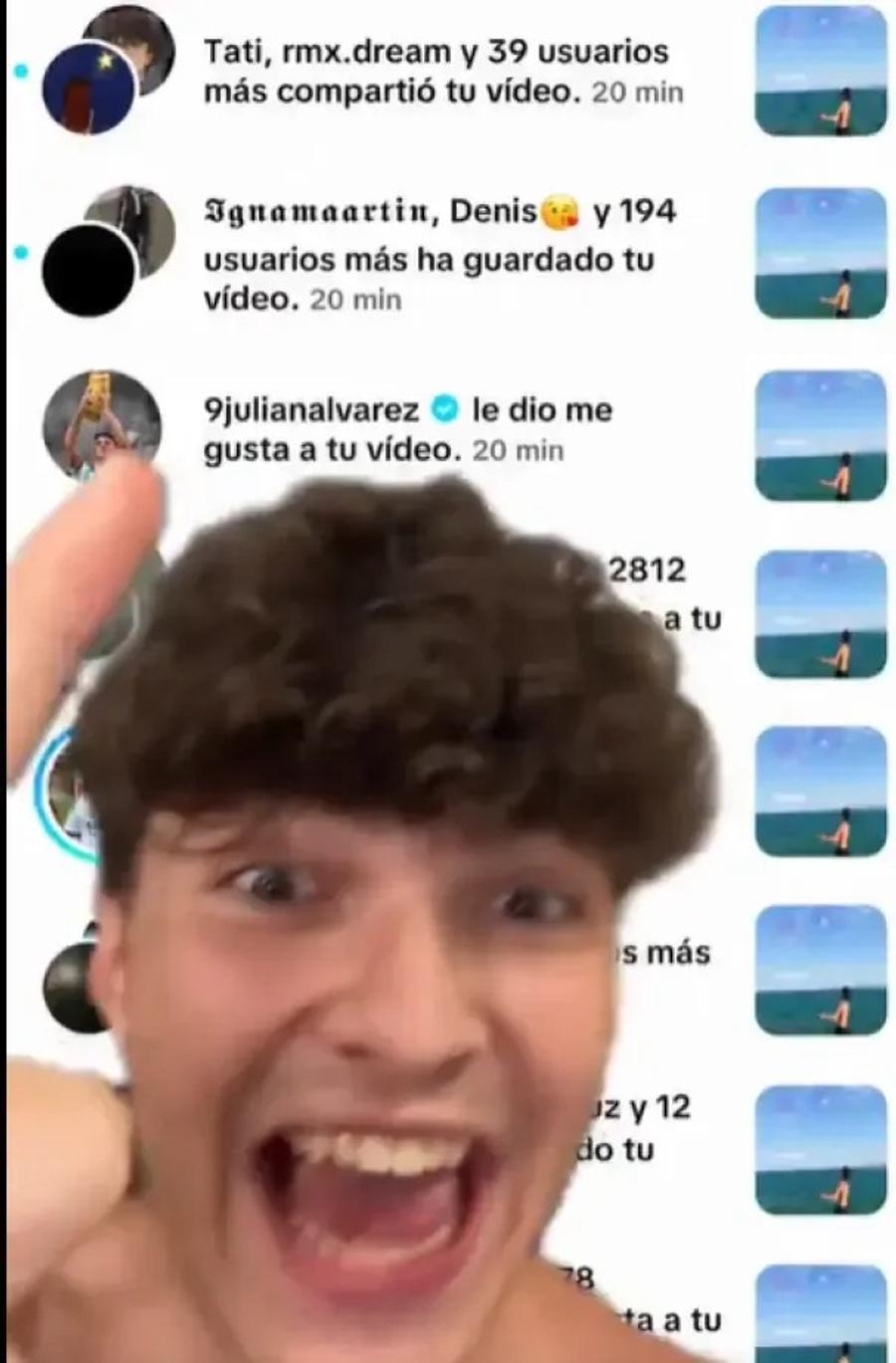 TikToker-ul Navarro10 se laudă cu faptul că Julian Alvarez i-a apreciat videoclipul Julian Alvarez riscă și o provoacă pe Atletico » Un „like” speranță pentru Barcelona?