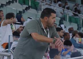 Cosmin Contra, un car de nervi în prima etapă din Qatar » Eliminat, antrenorul român a fost agitat și în tribune