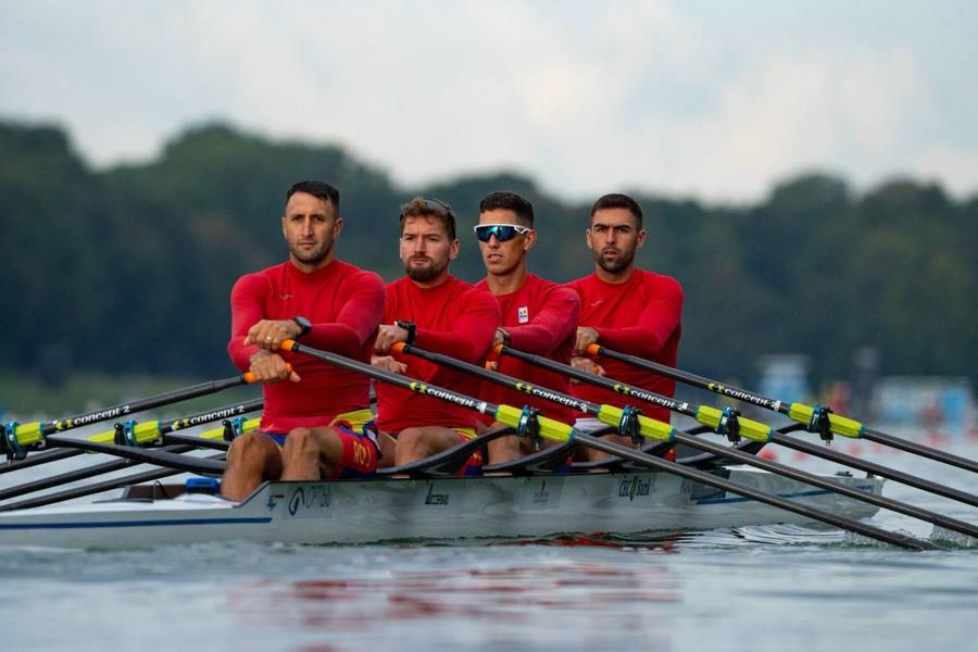 Bărcile României de 4 rame și de 4 vâsle, calificate în semifinale la Campionatele Mondiale de canotaj de la Amsterdam
