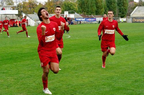 Diego Benítez Quintana, celebrând un gol reușit de el într-un meci al lui Dinamo II din 2009 / Sursă foto: Arhivă Gazeta Sporturilor