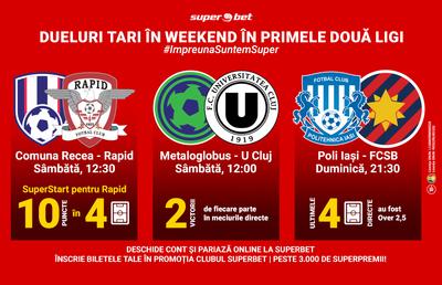 SuperWeekend pentru echipele sponsorizate de Superbet