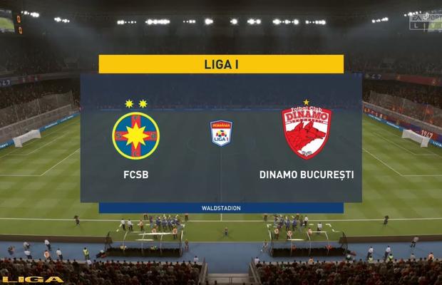 Derbyul FCSB - Dinamo în next-gen » Liga 1 se întoarce și în FIFA 21!