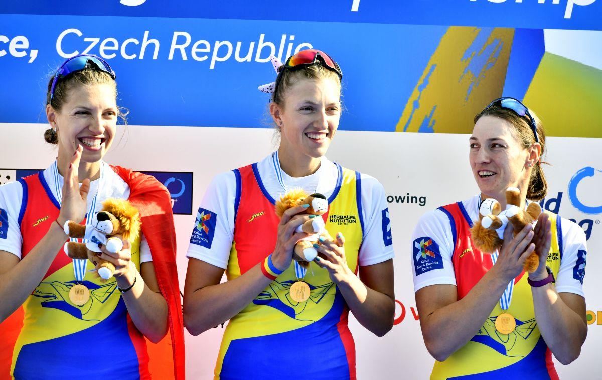 Aur pentru barca de 8+1 a României la Mondialele de la Racice