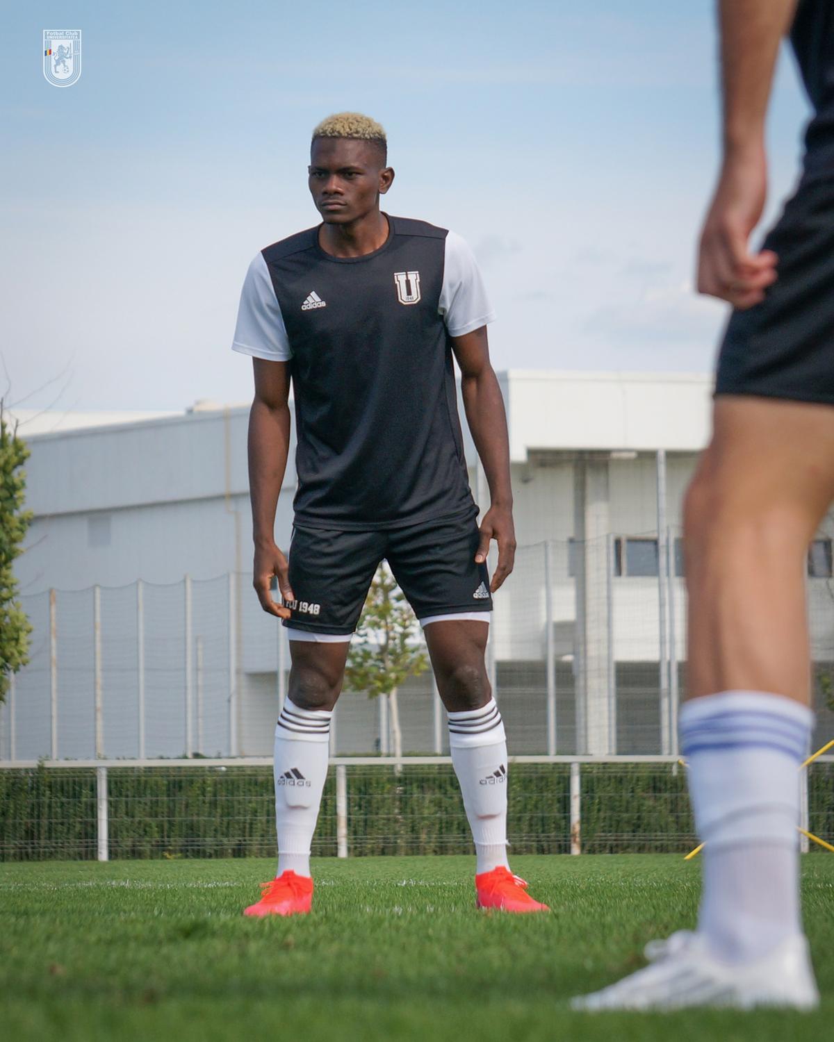 Jibril Ibrahim, la primul antrenament la FCU Craiova