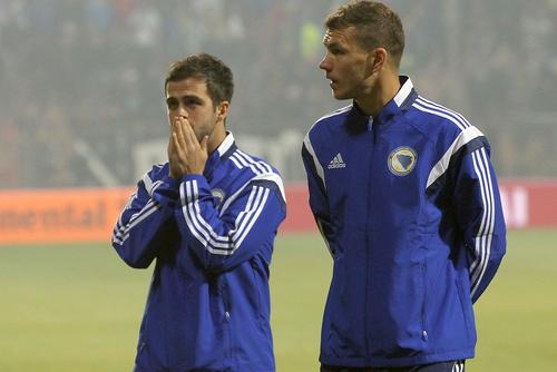 Miralem Pjanic și Edin Dzeko refuză să joace contra Rusiei: „Vor să distrugă imaginea țării” (foto: Guliver/GettyImages)