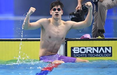 Chinezul Pan Zhanle s-a apropiat de recordul mondial al lui David Popovici de la 100 metri liber