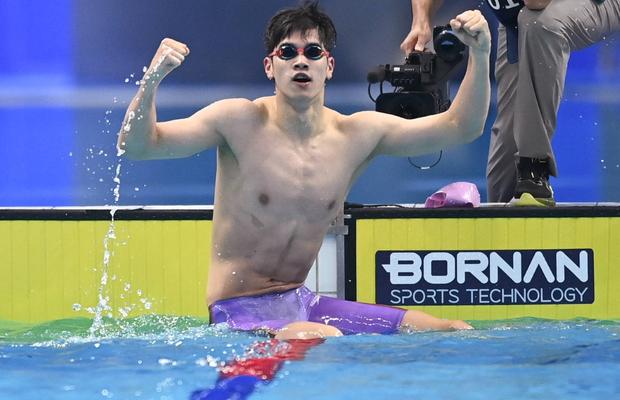 Chinezul Pan Zhanle s-a apropiat de recordul mondial al lui David Popovici de la 100 metri liber